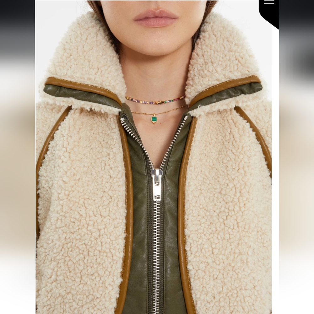 NWOT Ruve Javan Shearling Coat Size XS - Picture 3 of 16